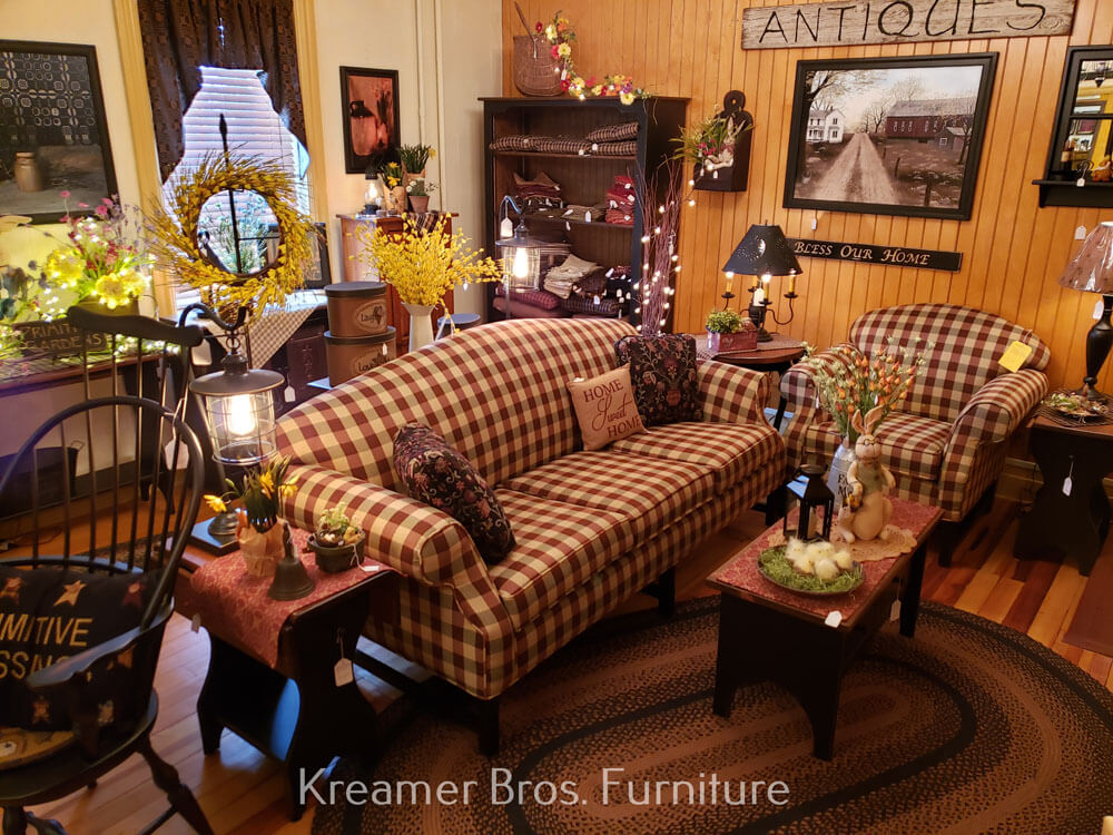 Kreamer Brothers Furniture Country Furniture South Central PA   Red Check Spring 